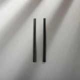 Minimalist/ French Flatware Salad Servers, Serving Utensils & Individual Pieces-JAZZUPCO-Matte Black-Chopsticks (2 Pairs)-JAZZUPCO