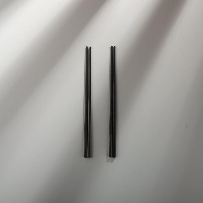 Ava Salad Servers, Serving Utensils & Individual Pieces-JAZZUPCO-Matte Black-Chopsticks (2 Pairs)-JAZZUPCO