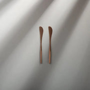 Minimalist/ French Flatware Salad Servers, Serving Utensils & Individual Pieces-JAZZUPCO-Matte Rose Gold-Butter Knife (2 Pieces)-JAZZUPCO