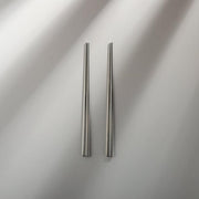 Ava Salad Servers, Serving Utensils & Individual Pieces-JAZZUPCO-Matte Silver-Chopsticks (2 Pairs)-JAZZUPCO