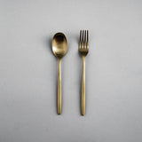 Ava Salad Servers, Serving Utensils & Individual Pieces-JAZZUPCO-Matte Gold-Serving Utensils-JAZZUPCO