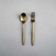 Salad Servers & Utensils-JAZZUPCO-Matte Gold-Serving Utensils-JAZZUPCO