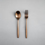 Ava Salad Servers, Serving Utensils & Individual Pieces-JAZZUPCO-Matte Rose Gold-Serving Utensils-JAZZUPCO