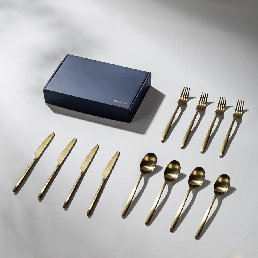 Ava Flatware Essentials Set-Flatware-JazzUpCo-JAZZUPCO