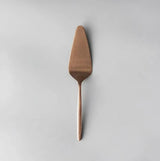 Minimalist/ French Flatware Salad Servers, Serving Utensils & Individual Pieces-JAZZUPCO-Matte Rose Gold-Cake Knife-JAZZUPCO-53379644883243