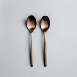 Individual Pieces-JAZZUPCO-Matte Rose Gold-Ava-Dinner Spoon (2 Pieces)-JAZZUPCO