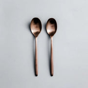 Individual Pieces-JAZZUPCO-Matte Rose Gold-Ava-Dinner Spoon (2 Pieces)-JAZZUPCO
