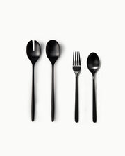 Serving Utensils & Salad Servers-JAZZUPCO-Matte Black-Haelynn 2.0-Serving Utensils + Salad Servers Bundle-JAZZUPCO