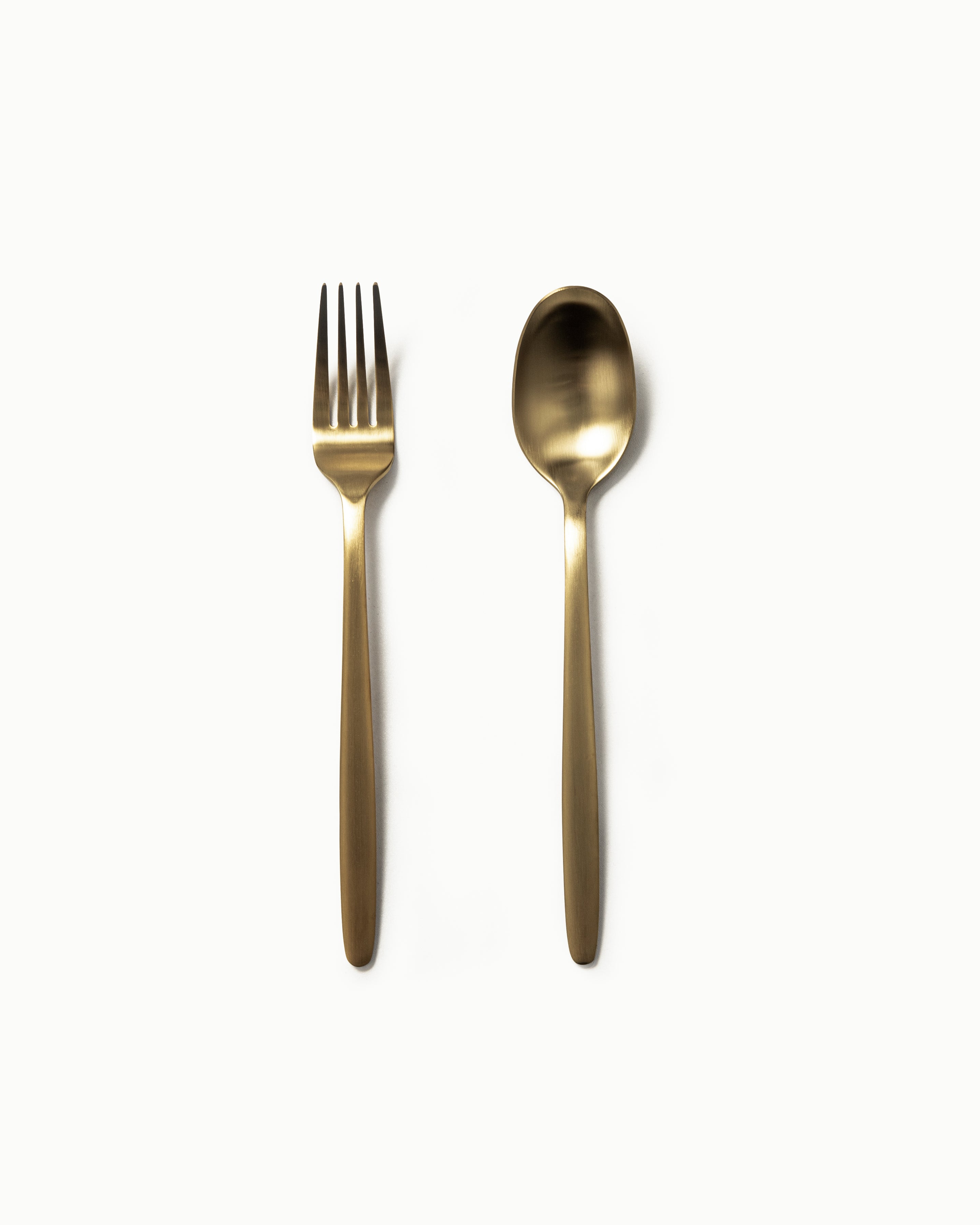 Serving Utensils & Salad Servers-JAZZUPCO-Matte Gold-Tia-Serving Utensils-JAZZUPCO