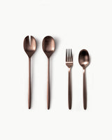Serving Utensils & Salad Servers-JAZZUPCO-Matte Rose Gold-Tia-Serving Utensils + Salad Servers Bundle-JAZZUPCO