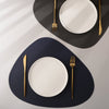 Contemporary Leather Placemats and Coasters-jazzupco-JAZZUPCO
