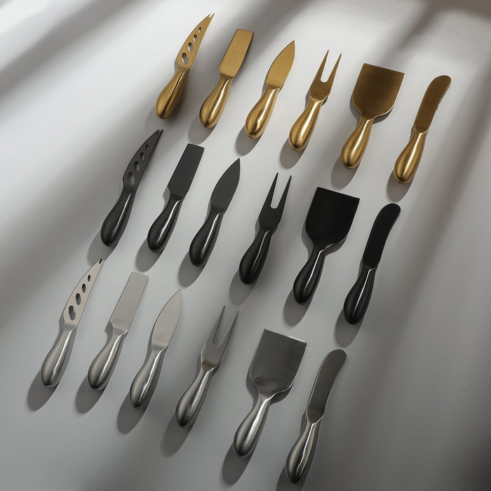Gold Cheese Knife Set-JAZZUPCO-JAZZUPCO