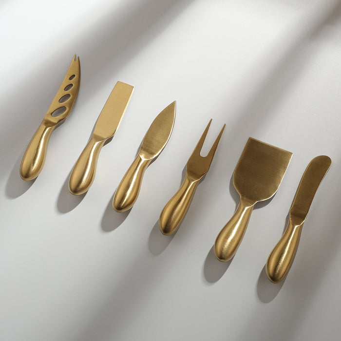 Gilded Cheese Knife Collection-JAZZUPCO-JAZZUPCO