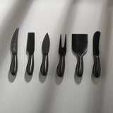 Gilded Cheese Knife Gift Set-free_product-JAZZUPCO-Matte Black-JAZZUPCO