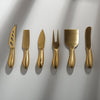 Gilded Cheese Knife Collection-JAZZUPCO-Matte Gold-JAZZUPCO