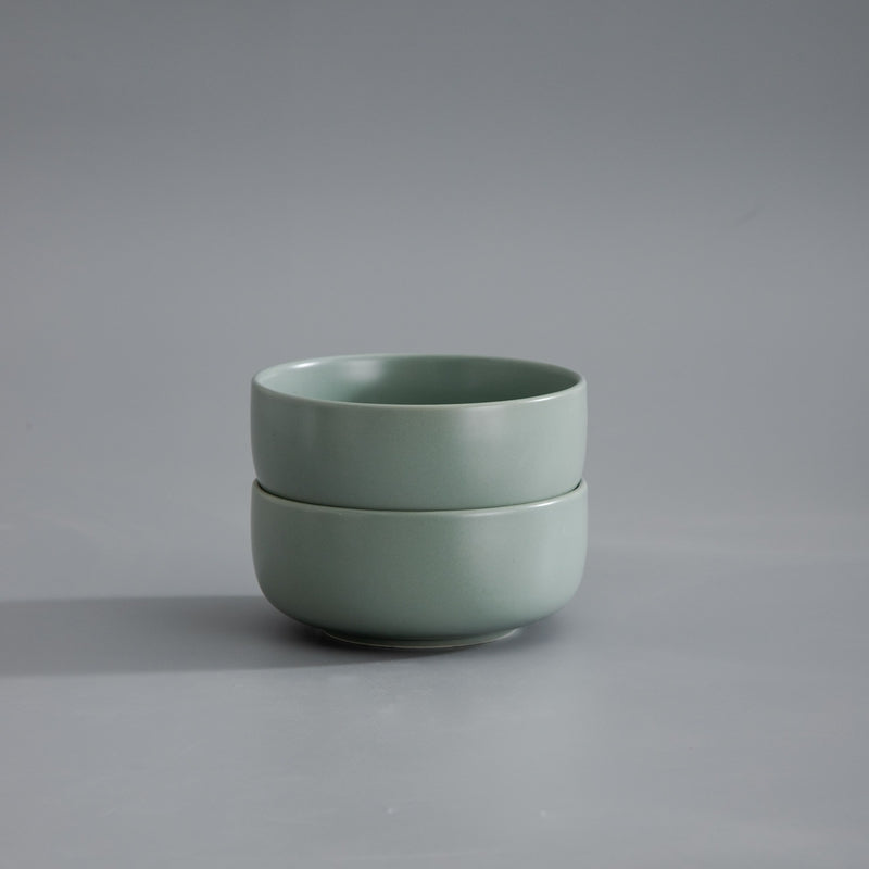 Minimalist Dinnerware-JAZZUPCO-Matte Sage Green-4 x Small Bowls-JAZZUPCO