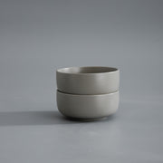Minimalist Dinnerware-JAZZUPCO-Matte Dove Gray-4 x Small Bowls-JAZZUPCO