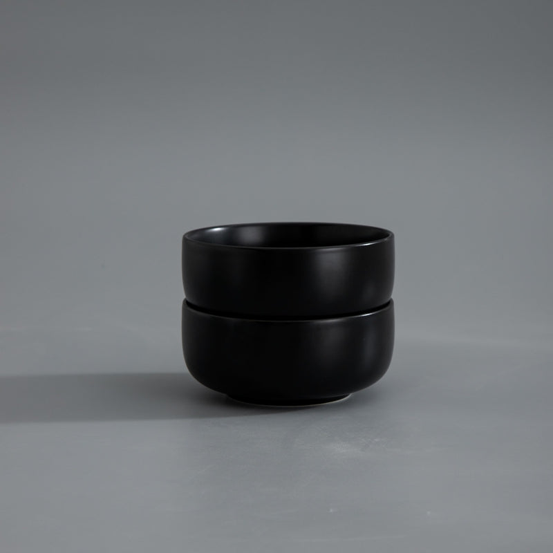 Minimalist Dinnerware-JAZZUPCO-Matte Black-4 x Small Bowls-JAZZUPCO
