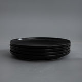 Minimalist Dinnerware-JAZZUPCO-Matte Black-4 x Dinner Plates-JAZZUPCO