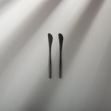 Minimalist/ French Flatware Individual Pieces-JAZZUPCO-Matte Black-Butter Knife (2 Pieces)-JAZZUPCO