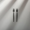 Minimalist/ French Flatware Individual Pieces-JAZZUPCO-Matte Black-Salad Fork (2 Pieces)-JAZZUPCO