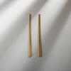Minimalist/ French Flatware Individual Pieces-JAZZUPCO-Matte Gold-Chopsticks (2 Pairs)-JAZZUPCO