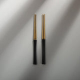 Vatican Flatware Individual Pieces-JAZZUPCO-Black & Gold-Chopsticks (2 Pairs)-JAZZUPCO