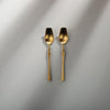 Vatican Flatware Individual Pieces-JAZZUPCO-Matte Gold-Dessert Spoon (2 Pieces)-JAZZUPCO
