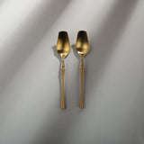 Vatican Flatware Individual Pieces-JAZZUPCO-Matte Gold-Dinner Spoon (2 Pieces)-JAZZUPCO