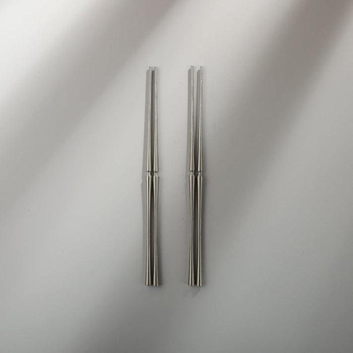 Vatican Flatware Individual Pieces-JAZZUPCO-Matte Silver-Chopsticks (2 Pairs)-JAZZUPCO